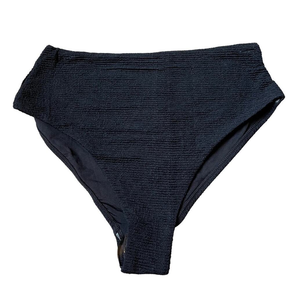 Topshop High Rise‎ Black Bathing Suit Bottoms NWT Size 4
